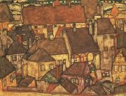 Egon Schiele Yellow City (mk12)